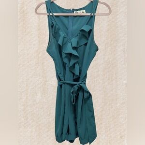 Teal colored romper